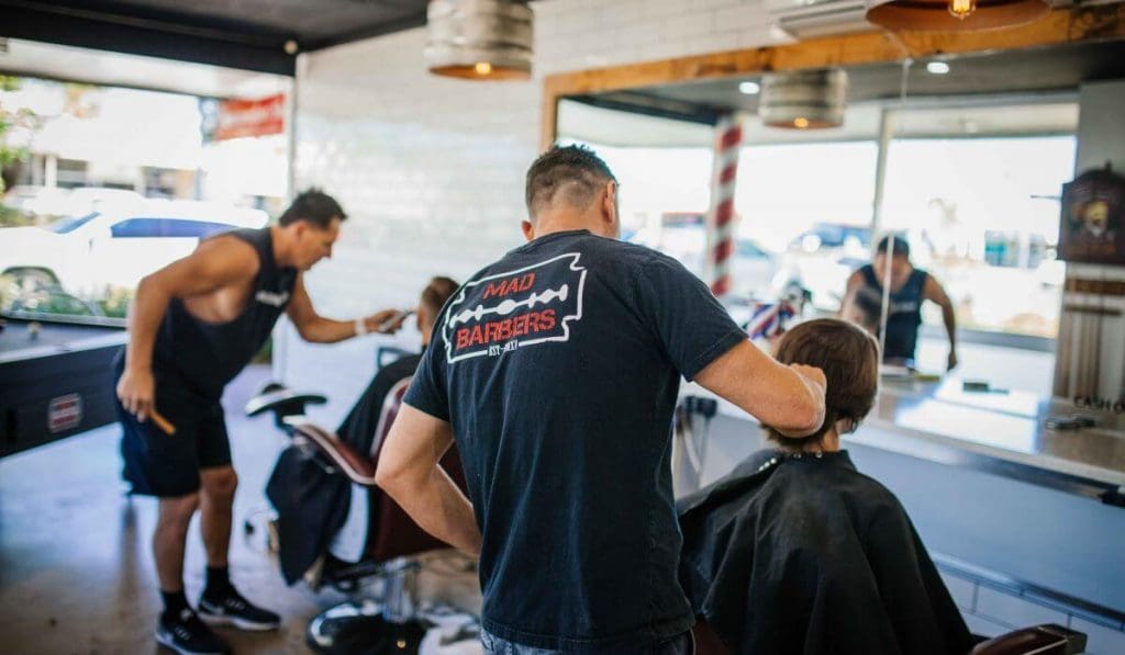 Mad Barbers on the Sunshine Coast