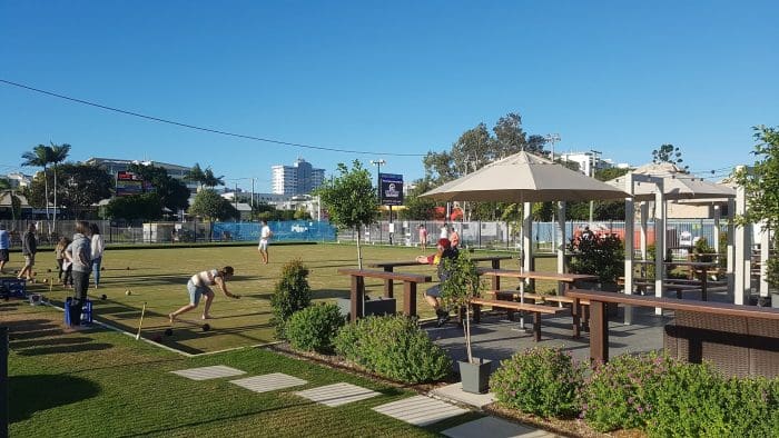 Club Mooloolaba barefoot bowls