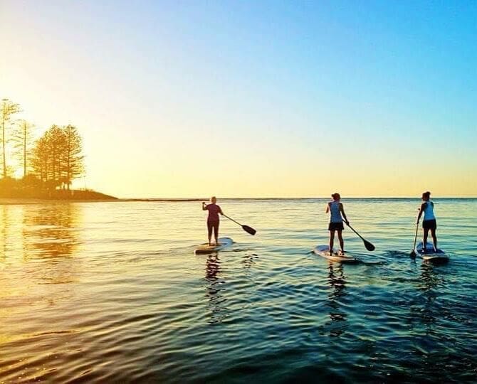 SUP At Golden Beach