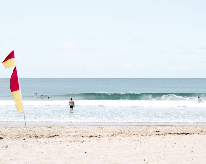 Surfing at Mooloolaba